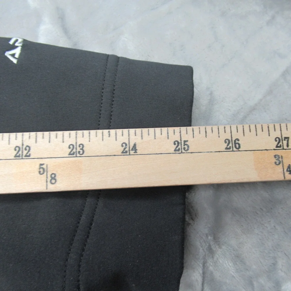 The North Face Jacket Mens Large Black Fleece Lined Softshell Full Zip Rain Wind